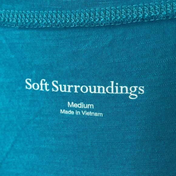 Soft Surroundings turquoise top - Picture 4 of 6